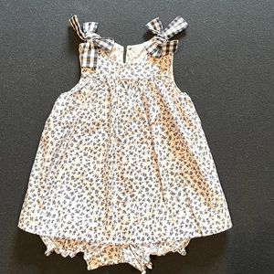 Blue Vine Summer Dress